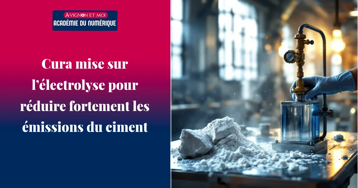 Cura mise sur l’électrolyse pour réduire fortement les émissions du ciment