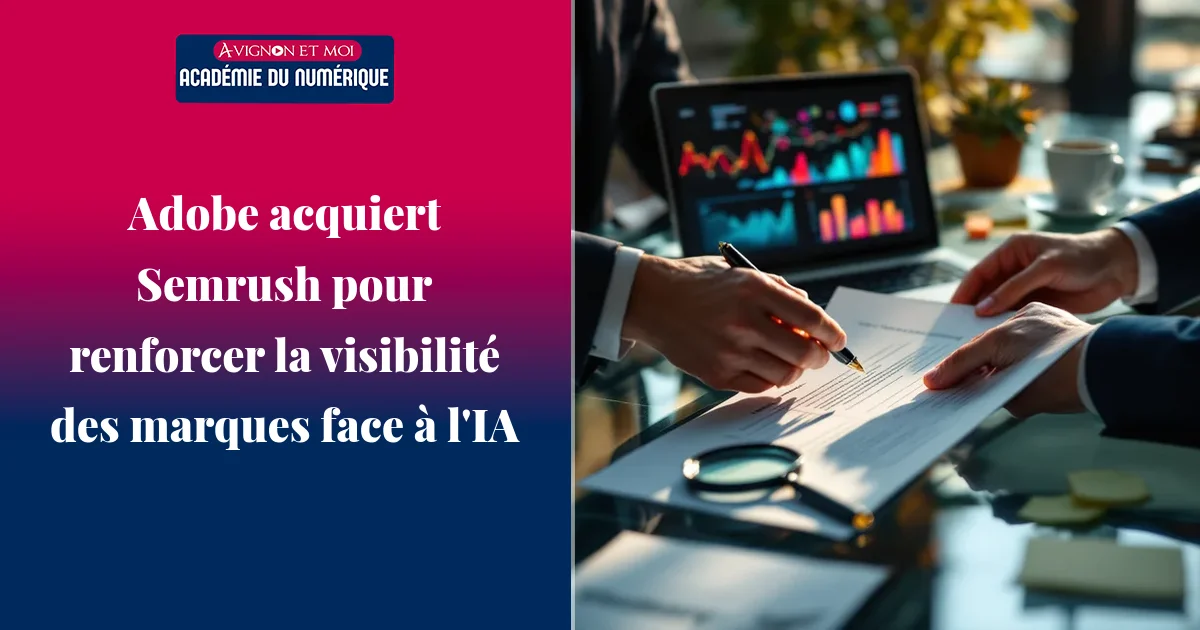 Adobe acquiert Semrush pour renforcer la visibilité des marques face à l'IA
