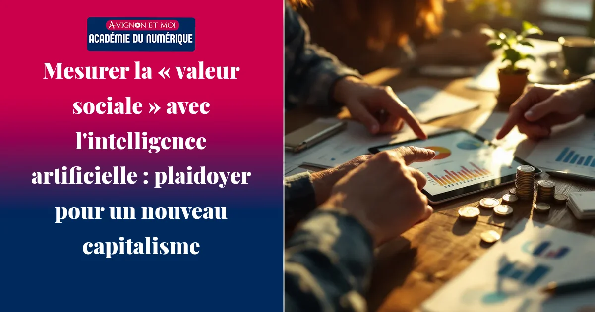 Mesurer la « valeur sociale » avec l'intelligence artificielle : plaidoyer pour un nouveau capitalisme