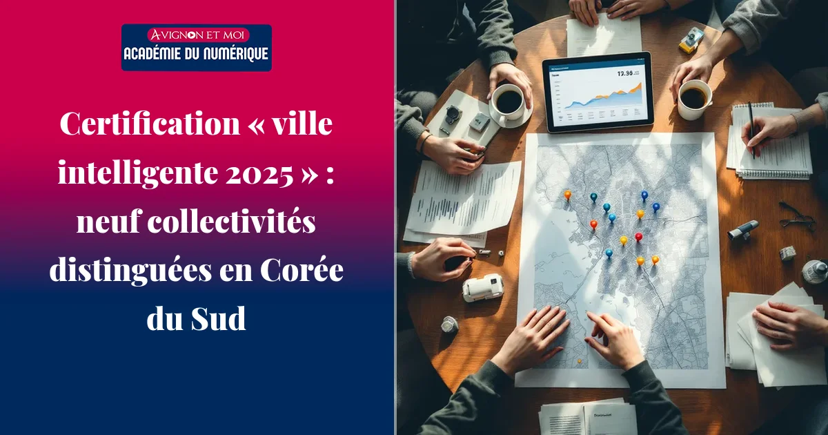 Certification « ville intelligente 2025 » : neuf collectivités distinguées en Corée du Sud