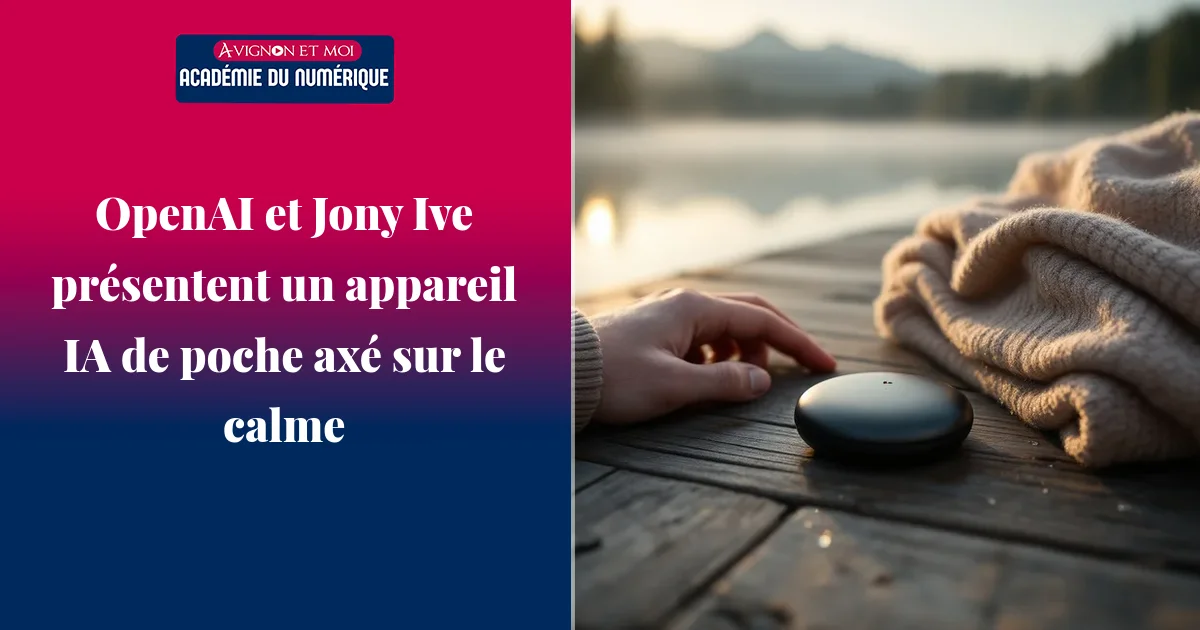 OpenAI et Jony Ive présentent un appareil IA de poche axé sur le calme