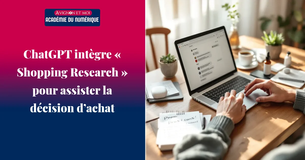 ChatGPT intègre « Shopping Research » pour assister la décision d’achat