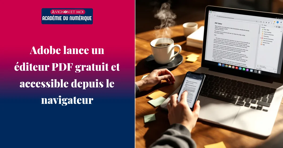 Adobe lance un éditeur PDF gratuit et accessible depuis le navigateur