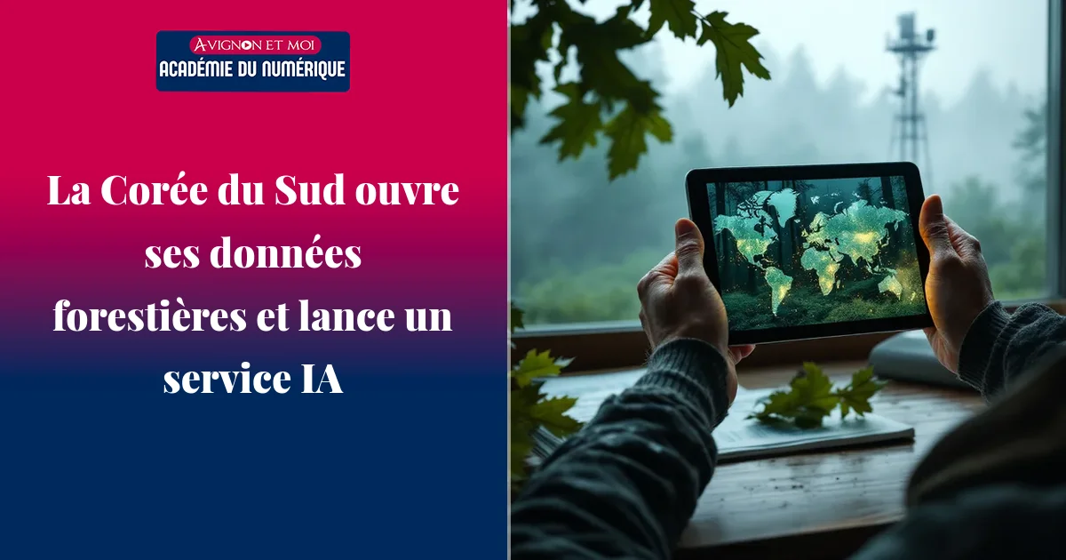 La Corée du Sud ouvre ses données forestières et lance un service IA