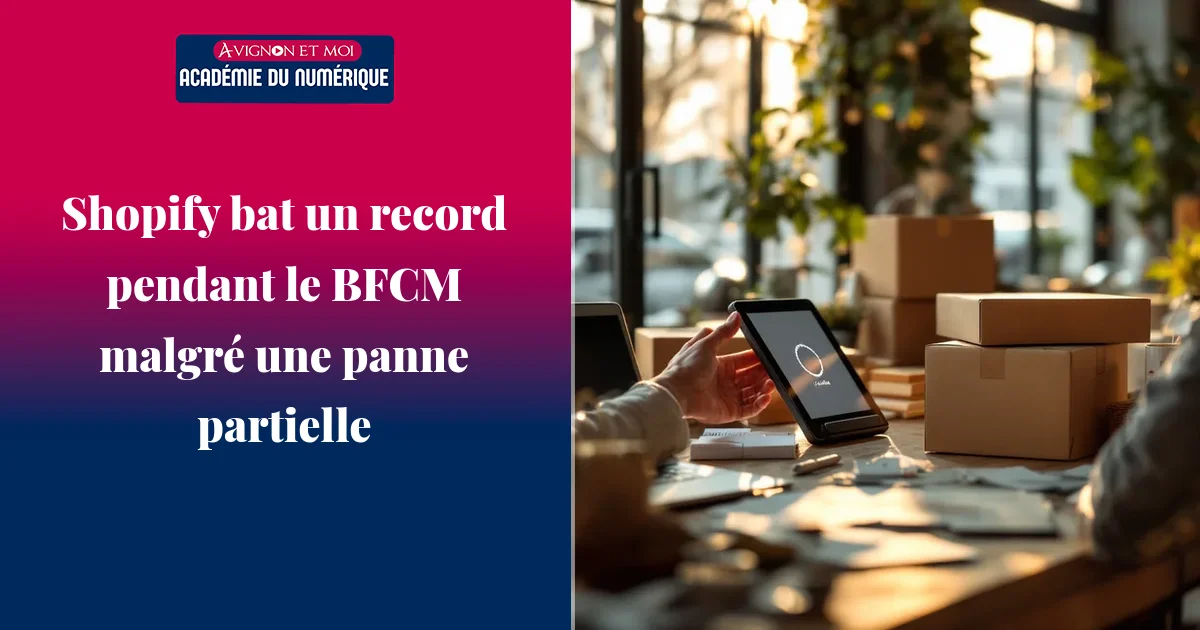 Shopify bat un record pendant le BFCM malgré une panne partielle