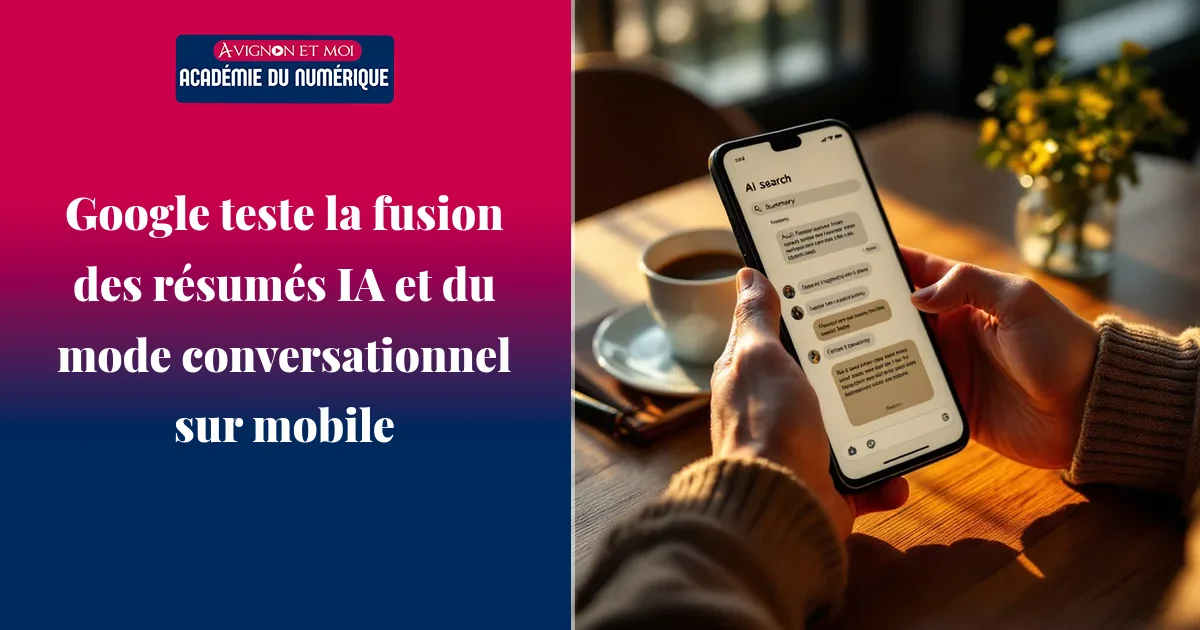 Google teste la fusion des résumés IA et du mode conversationnel sur mobile