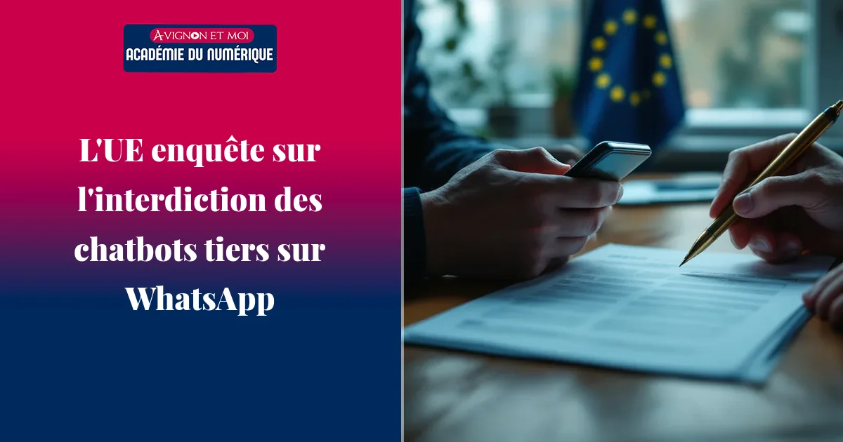 L'UE enquête sur l'interdiction des chatbots tiers sur WhatsApp