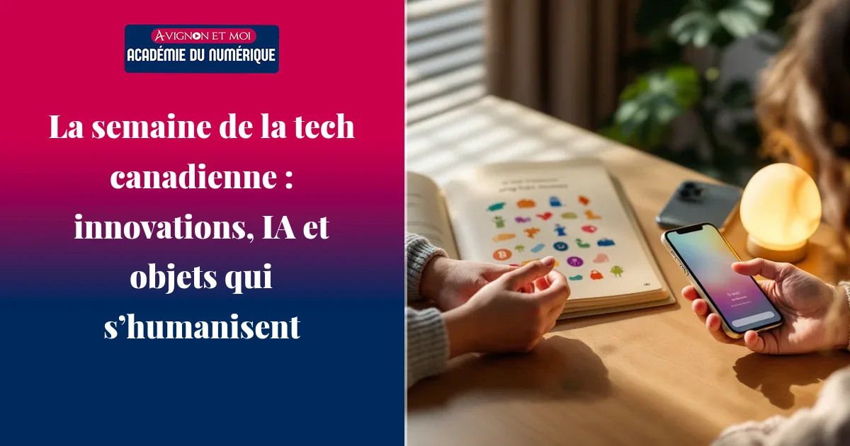 La semaine de la tech canadienne : innovations, IA et objets qui s’humanisent