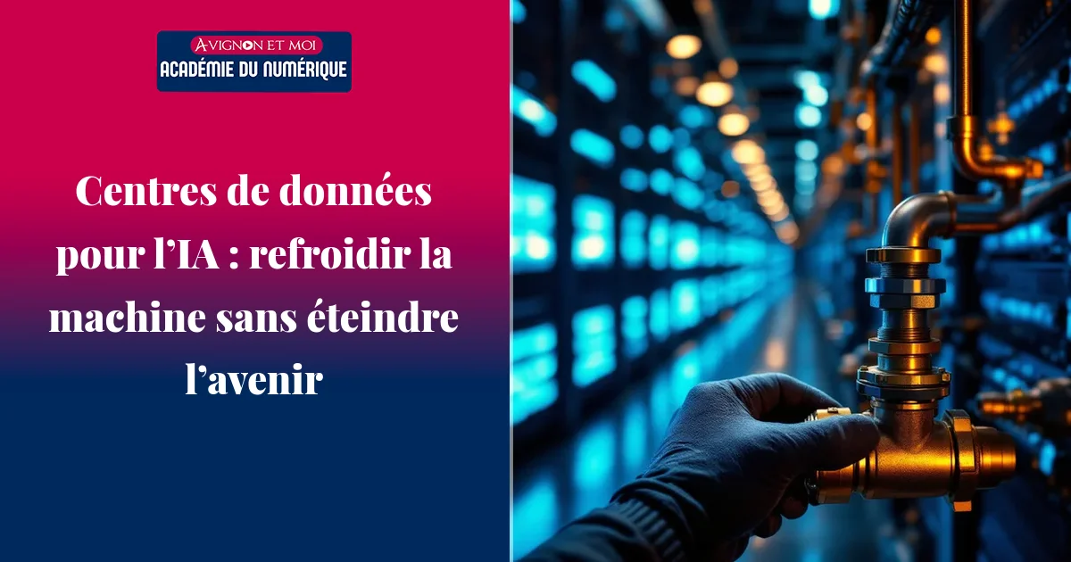 Centres de données pour l’IA : refroidir la machine sans éteindre l’avenir