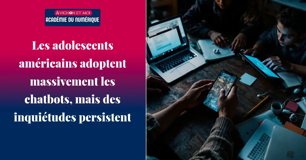 Les adolescents américains adoptent massivement les chatbots, mais des inquiétudes persistent