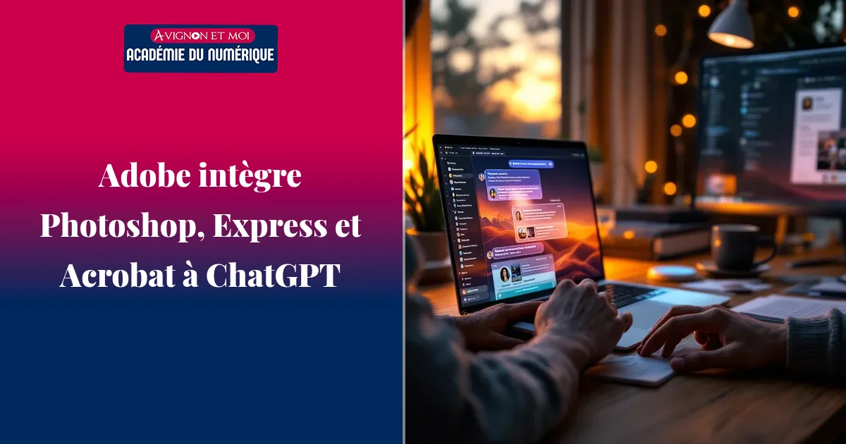 Adobe intègre Photoshop, Express et Acrobat à ChatGPT