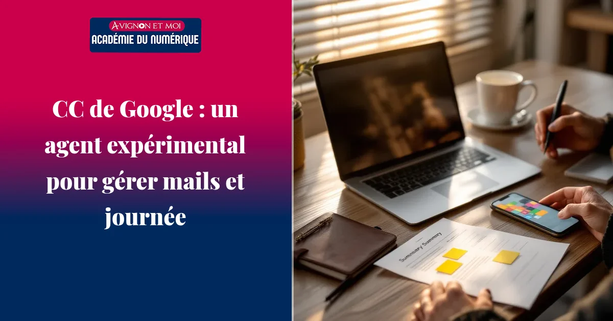 CC de Google : un agent expérimental pour gérer mails et journée