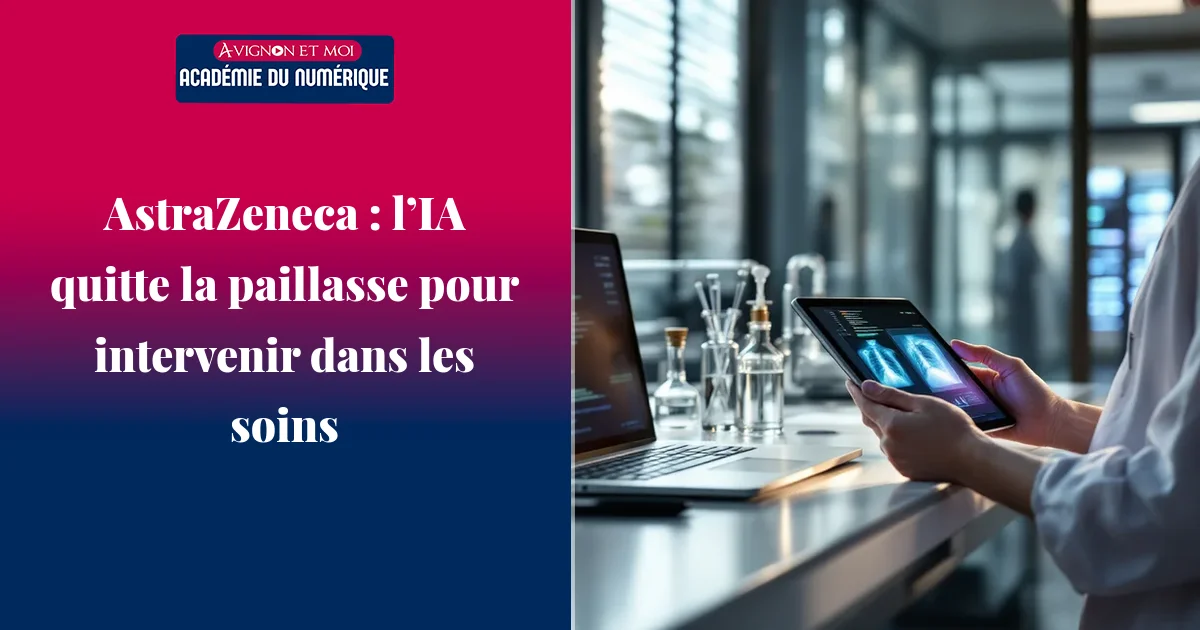 AstraZeneca : l’IA quitte la paillasse pour intervenir dans les soins
