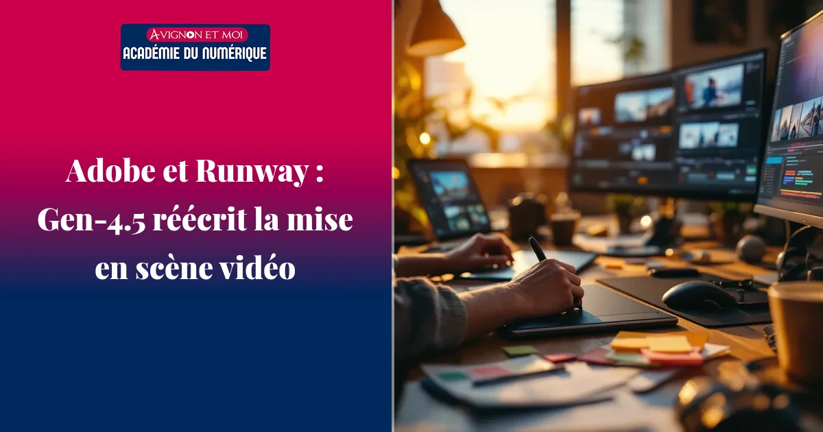 Adobe et Runway : Gen‑4.5 réécrit la mise en scène vidéo