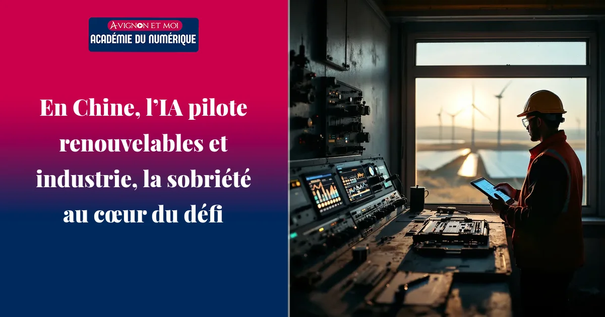 En Chine, l’IA pilote renouvelables et industrie, la sobriété au cœur du défi