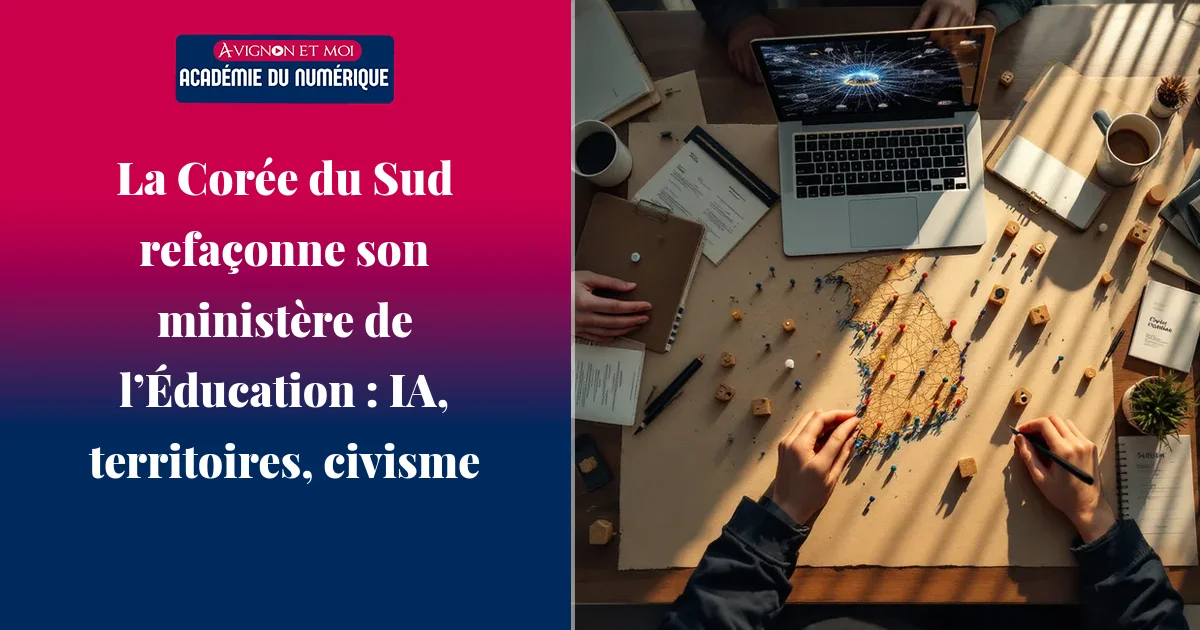 La Corée du Sud refaçonne son ministère de l’Éducation : IA, territoires, civisme