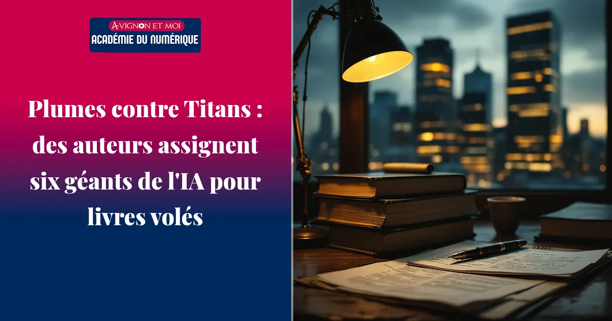 Plumes contre Titans : des auteurs assignent six géants de l'IA pour livres volés