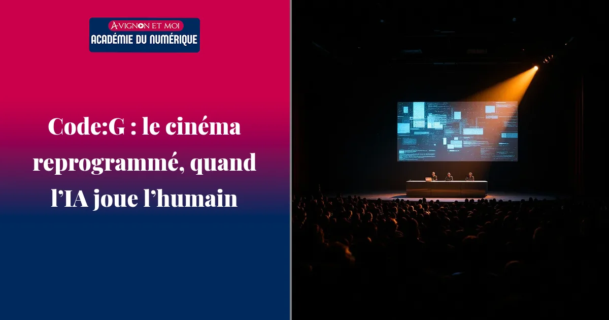 Code:G : le cinéma reprogrammé, quand l’IA joue l’humain