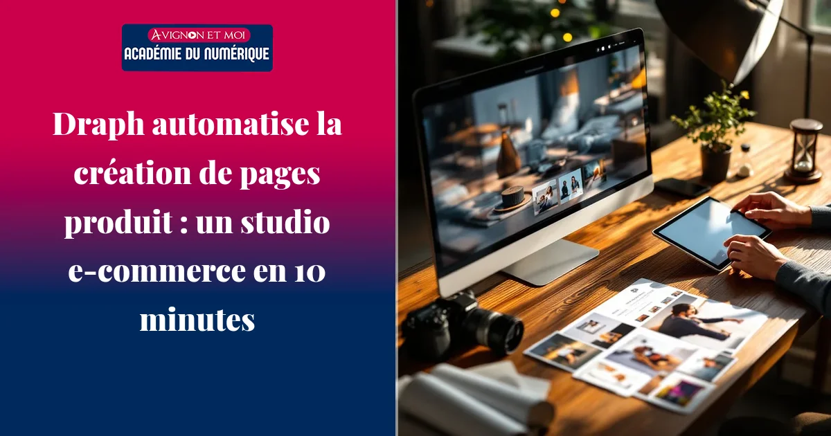Draph automatise la création de pages produit : un studio e‑commerce en 10 minutes