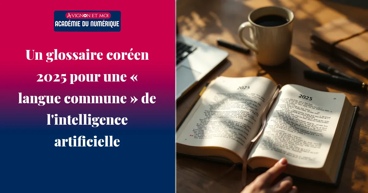 Un glossaire coréen 2025 pour une « langue commune » de l'intelligence artificielle