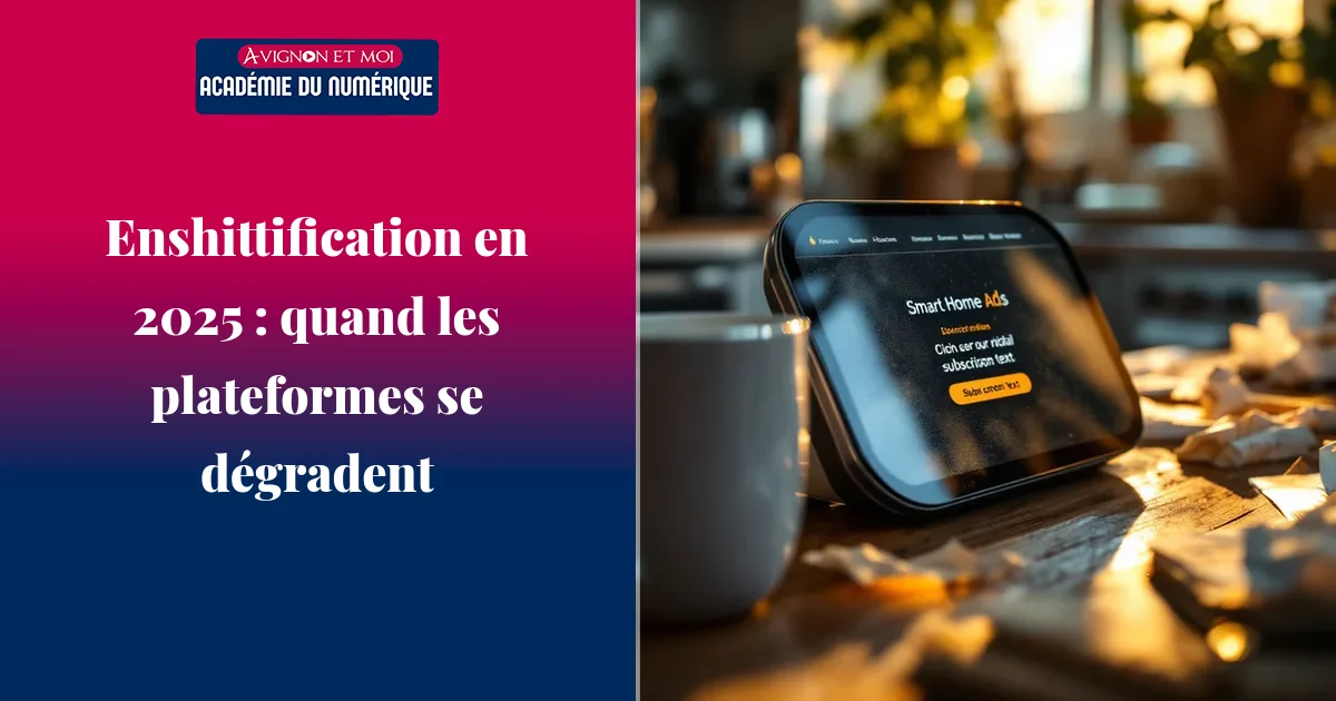Enshittification en 2025 : quand les plateformes se dégradent
