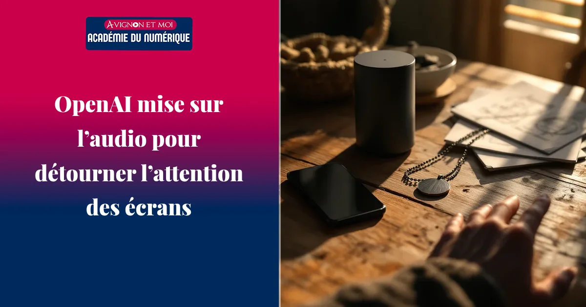 OpenAI mise sur l’audio pour détourner l’attention des écrans