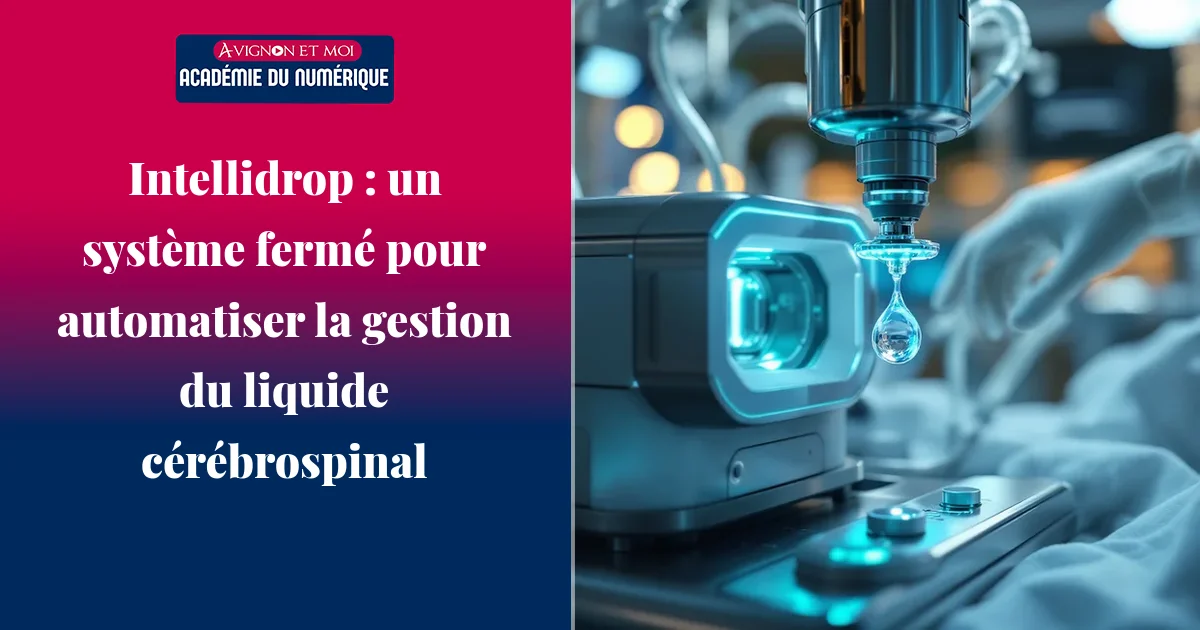 Intellidrop : un système fermé pour automatiser la gestion du liquide cérébrospinal