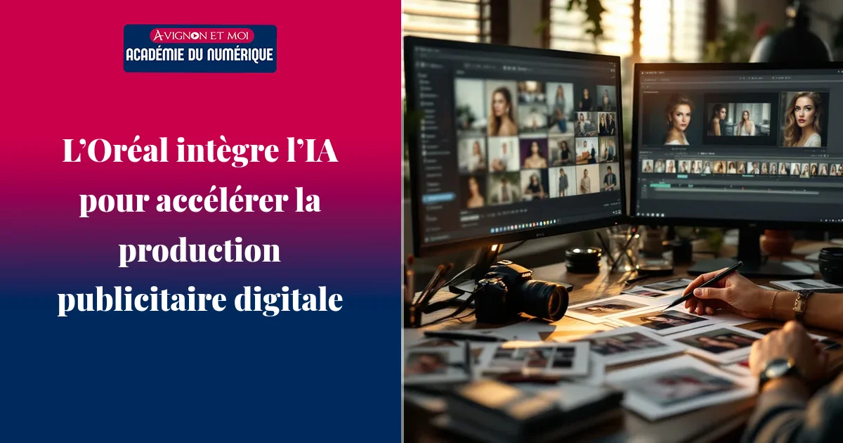L’Oréal intègre l’IA pour accélérer la production publicitaire digitale