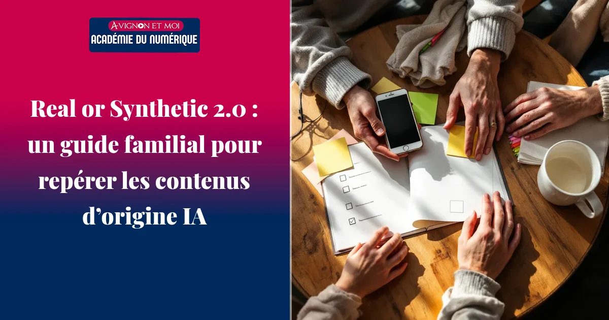 Real or Synthetic 2.0 : un guide familial pour repérer les contenus d’origine IA