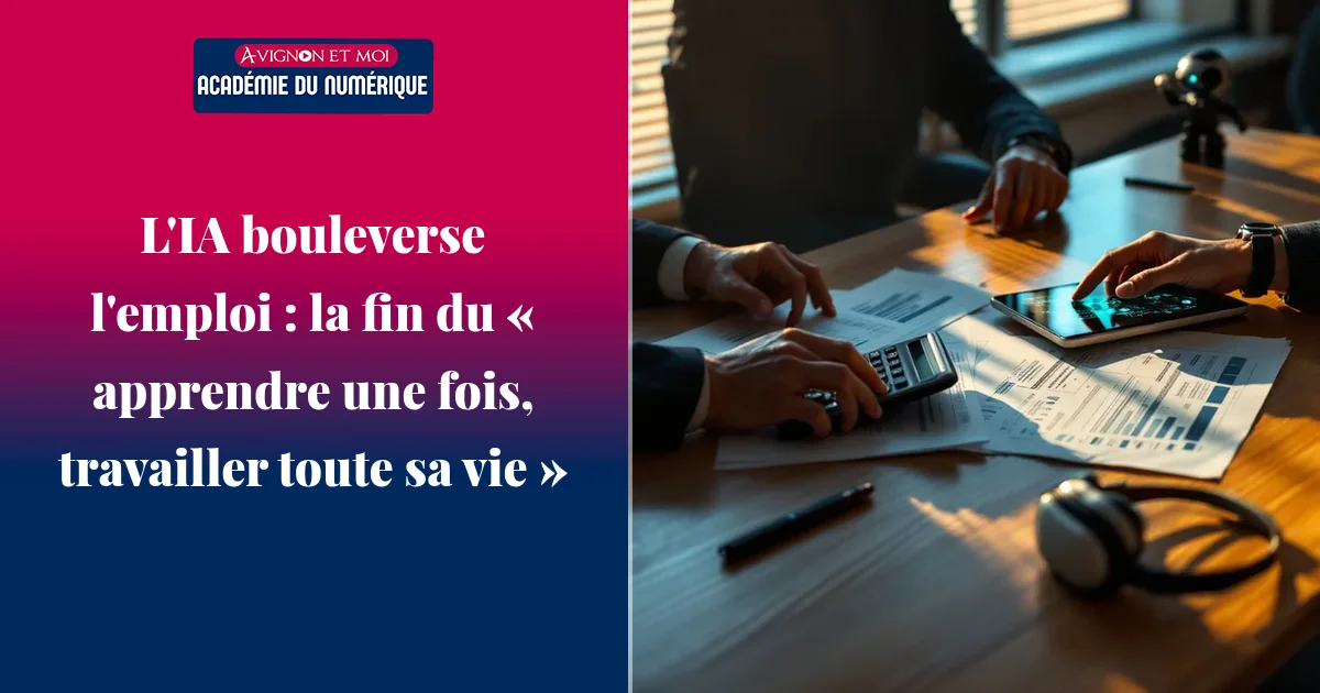 L'IA bouleverse l'emploi : la fin du « apprendre une fois, travailler toute sa vie »