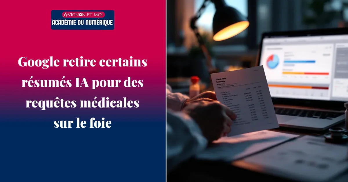 Google retire certains résumés IA pour des requêtes médicales sur le foie
