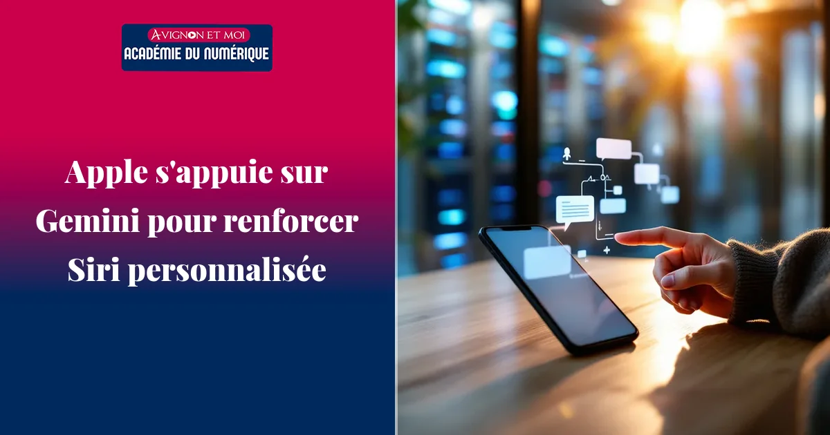 Apple s'appuie sur Gemini pour renforcer Siri personnalisée