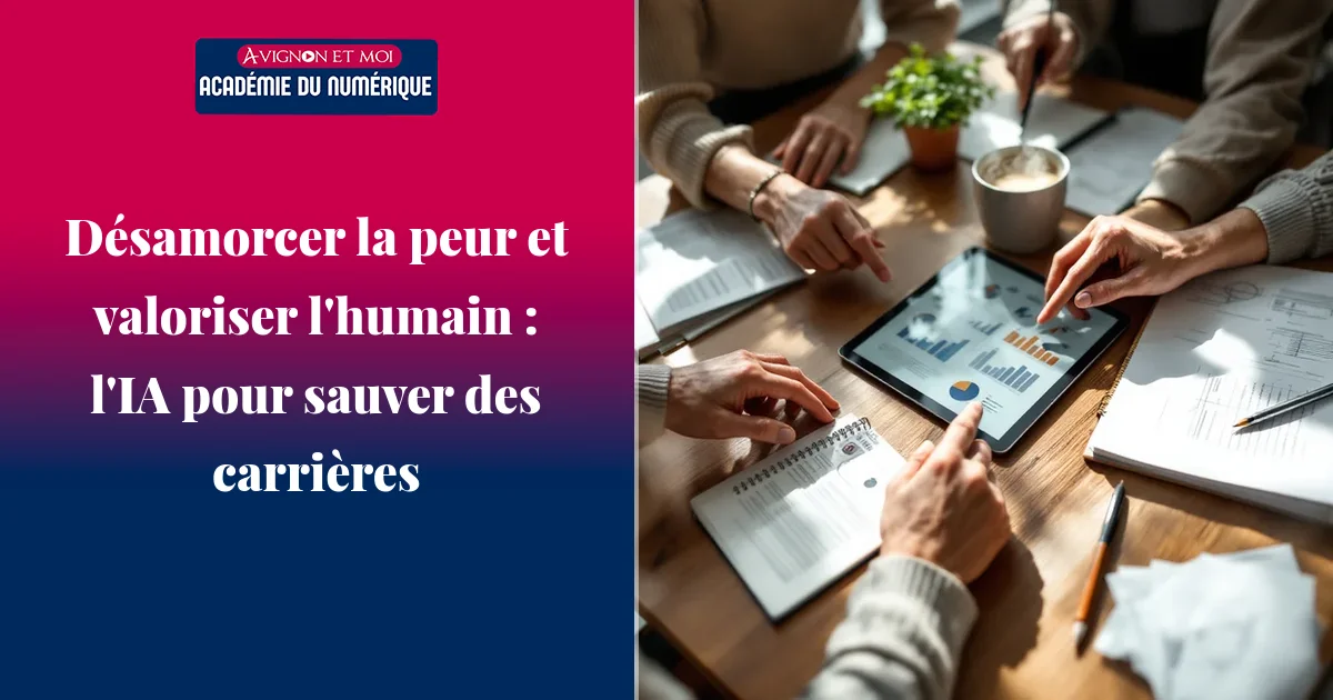 Désamorcer la peur et valoriser l'humain : l'IA pour sauver des carrières