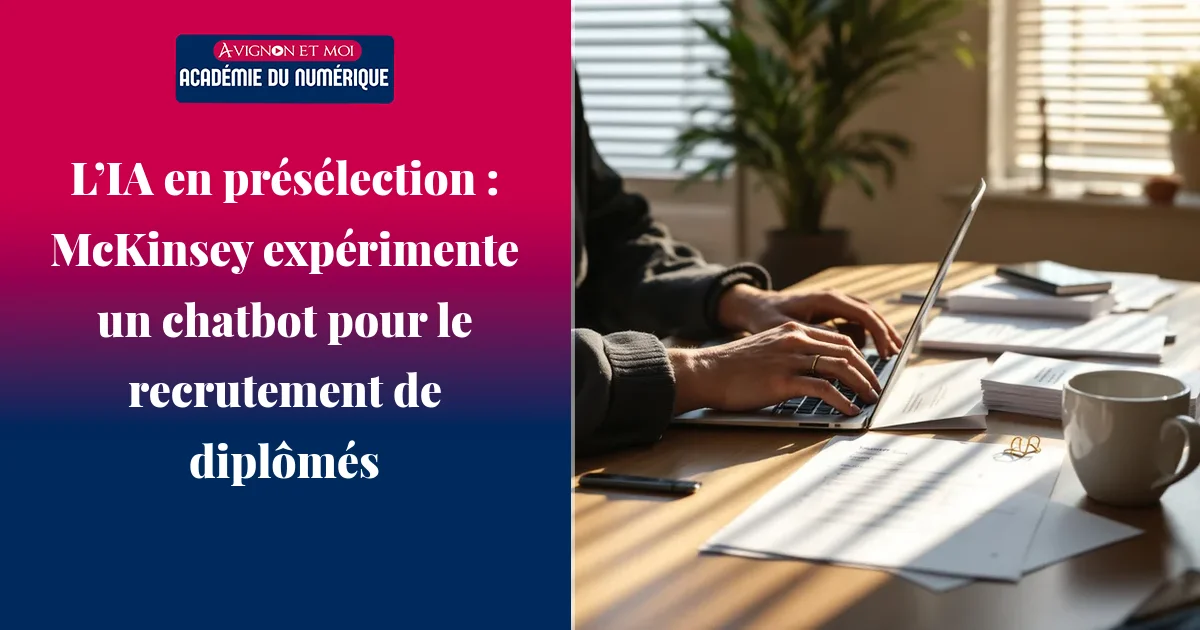 L’IA en présélection : McKinsey expérimente un chatbot pour le recrutement de diplômés
