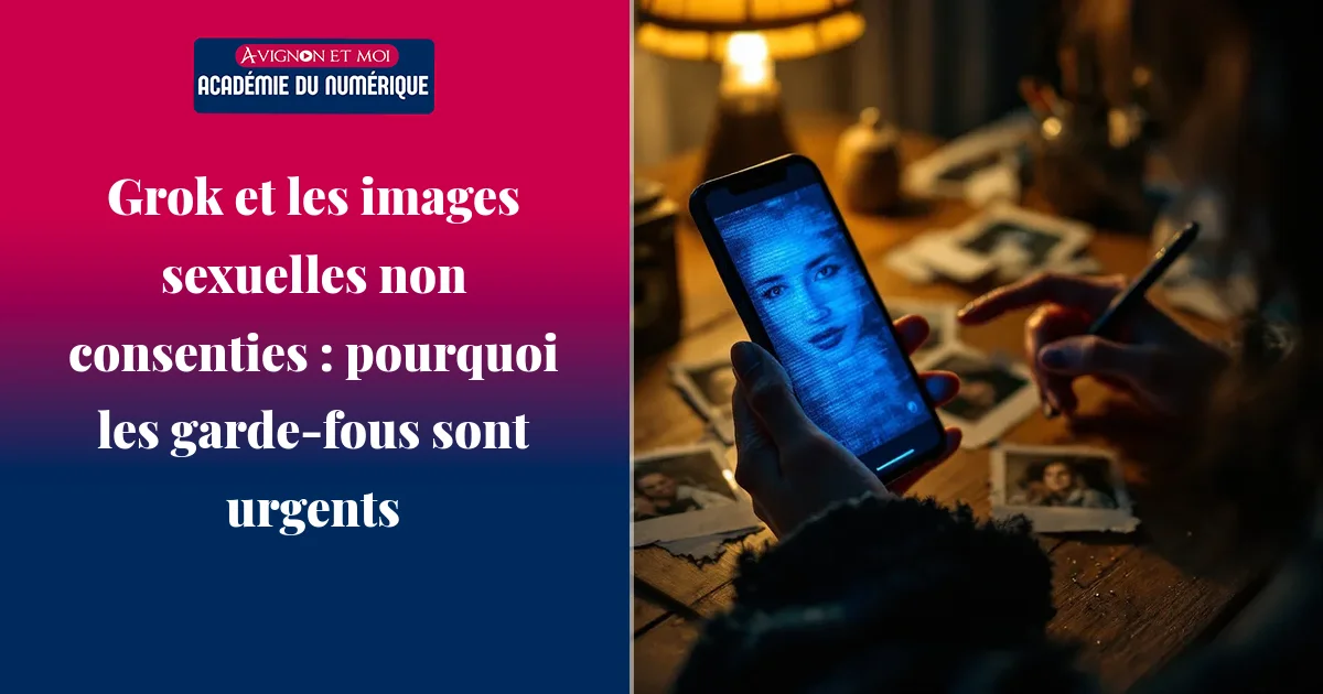 Grok et les images sexuelles non consenties : pourquoi les garde‑fous sont urgents