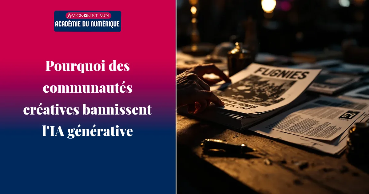 Pourquoi des communautés créatives bannissent l'IA générative