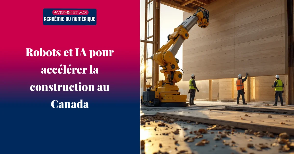 Robots et IA pour accélérer la construction au Canada
