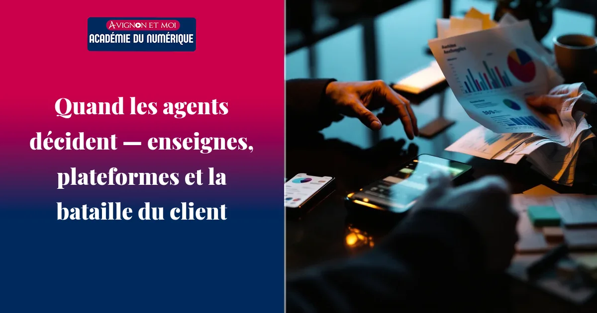 Quand les agents décident — enseignes, plateformes et la bataille du client