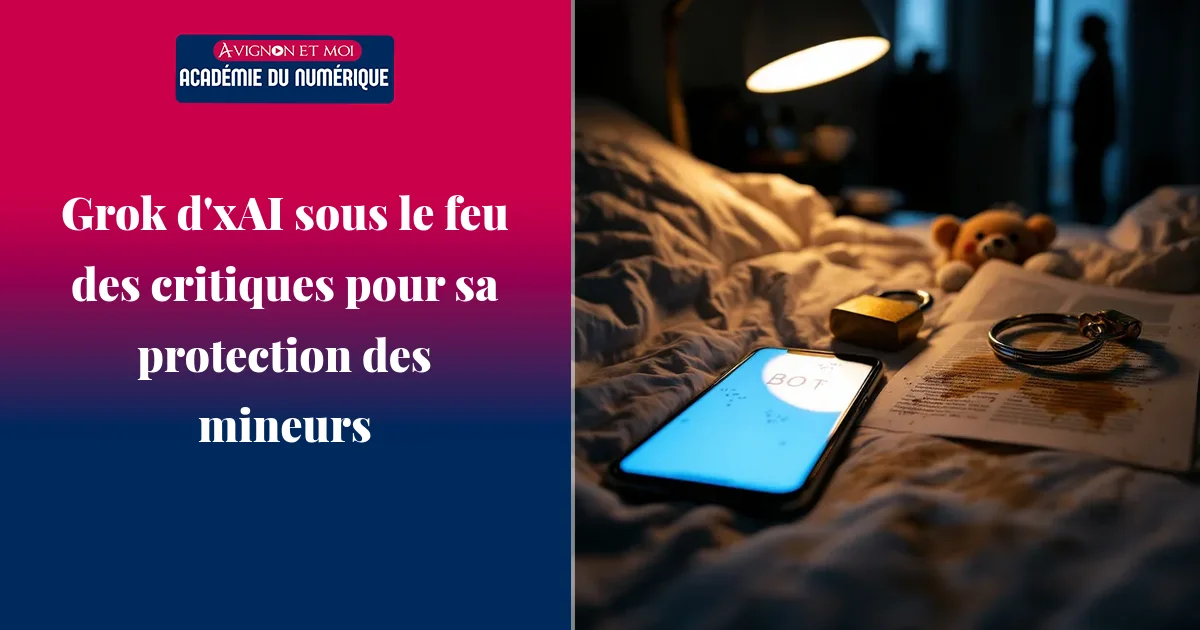 Grok d'xAI sous le feu des critiques pour sa protection des mineurs