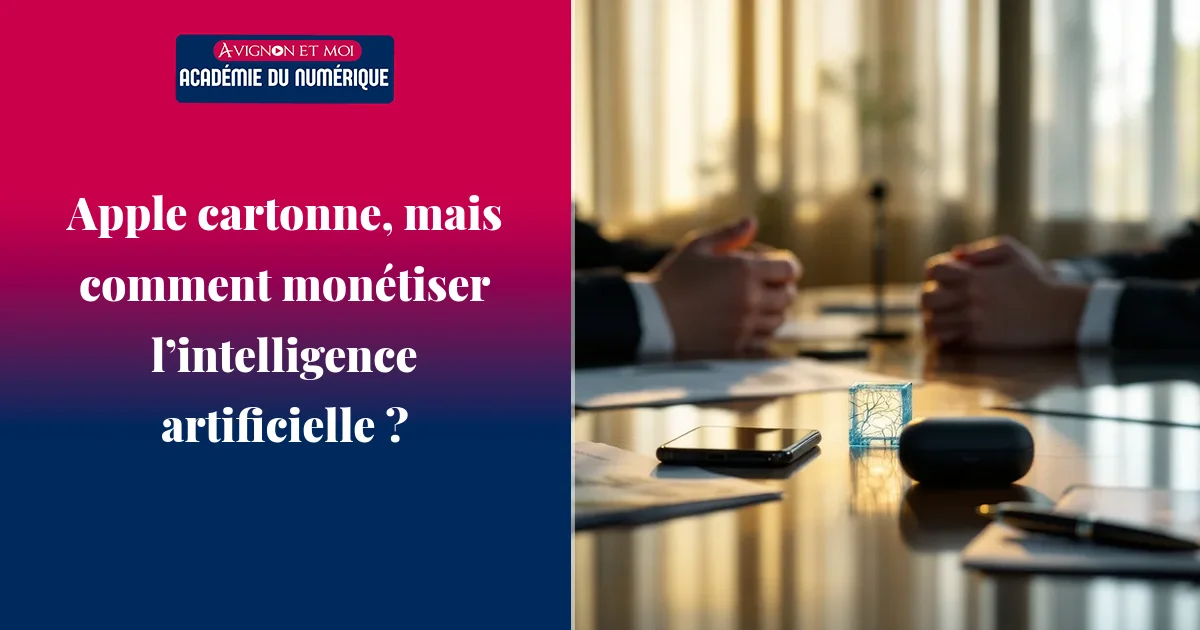 Apple cartonne, mais comment monétiser l’intelligence artificielle ?
