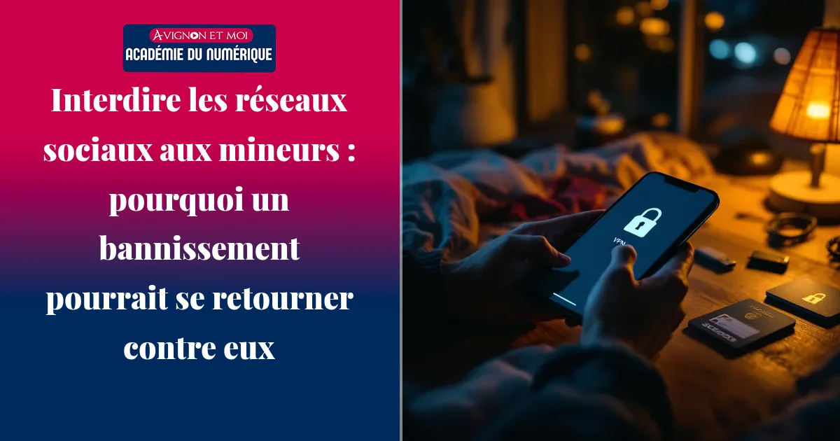 Interdire les réseaux sociaux aux mineurs : pourquoi un bannissement pourrait se retourner contre eux