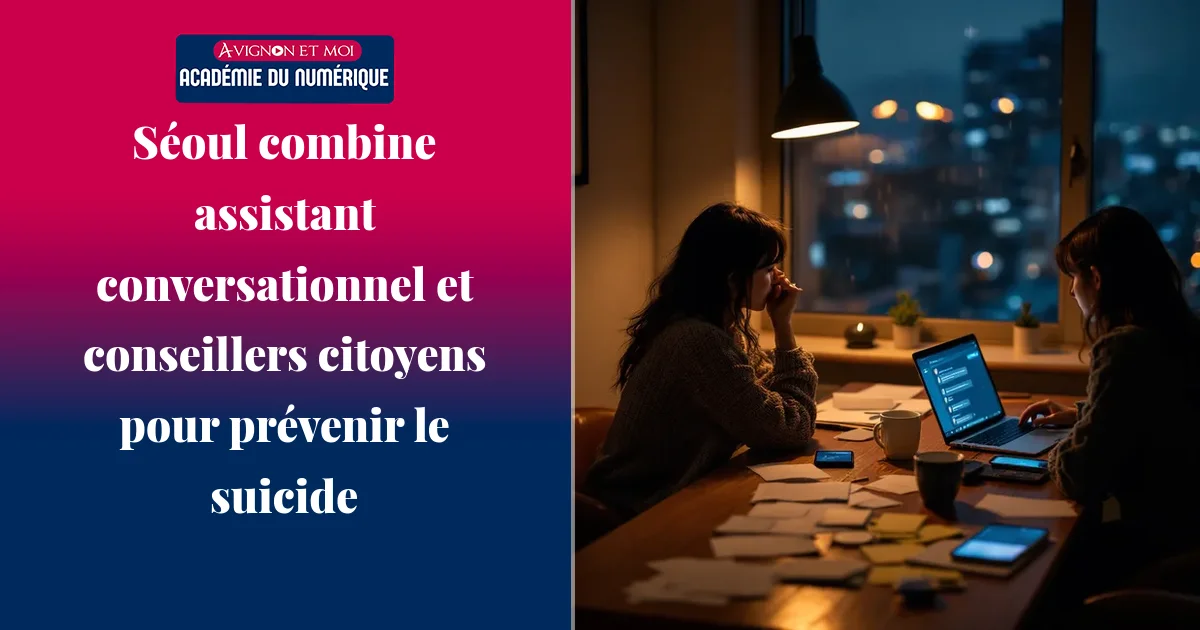 Séoul combine assistant conversationnel et conseillers citoyens pour prévenir le suicide