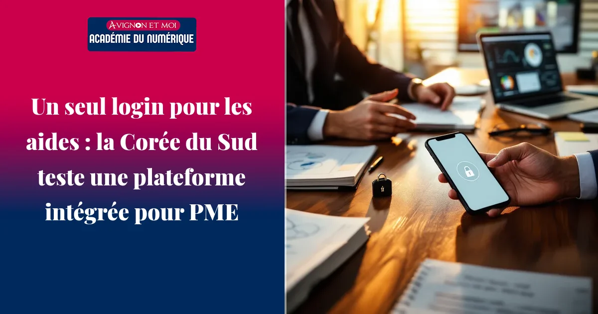 Un seul login pour les aides : la Corée du Sud teste une plateforme intégrée pour PME