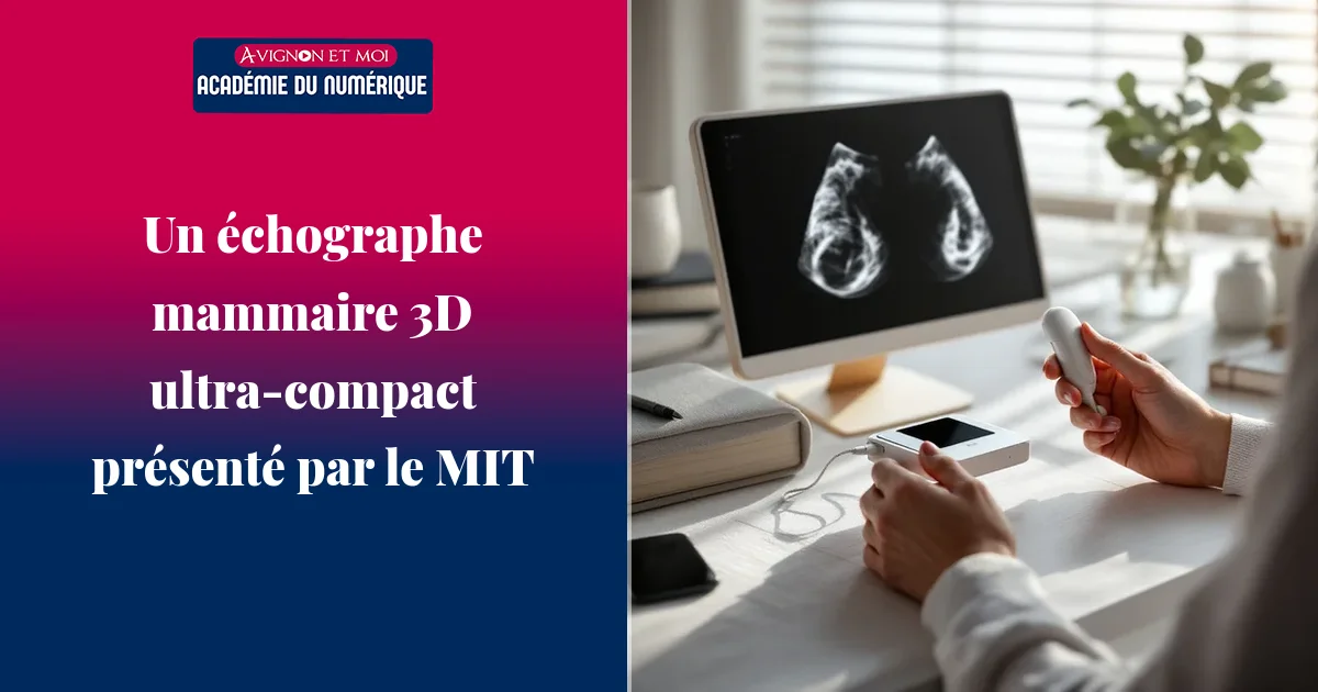 Un échographe mammaire 3D ultra‑compact présenté par le MIT