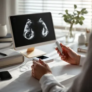 Un échographe mammaire 3D ultra‑compact présenté par le MIT