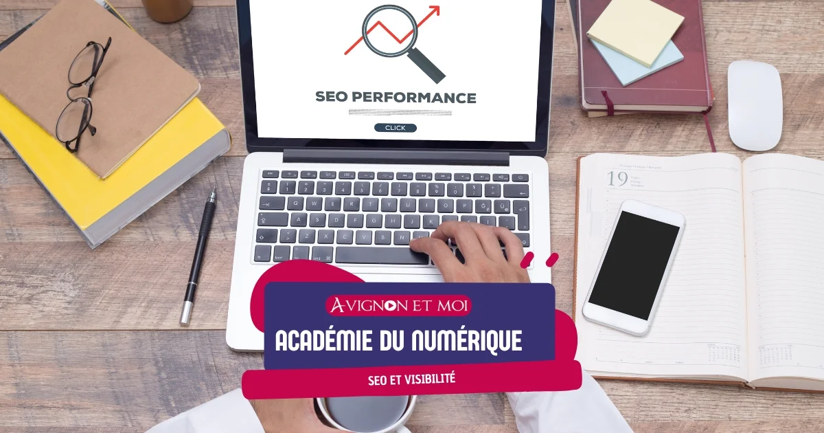 Diagramme SEO et piliers Google.