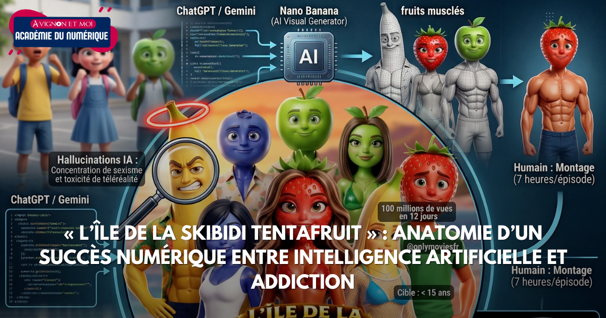 « L’Île de la Skibidi Tentafruit » : anatomie d’un succès numérique entre intelligence artificielle et addiction